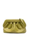 Themoirè Bios Pleated Clutch Bag In Green