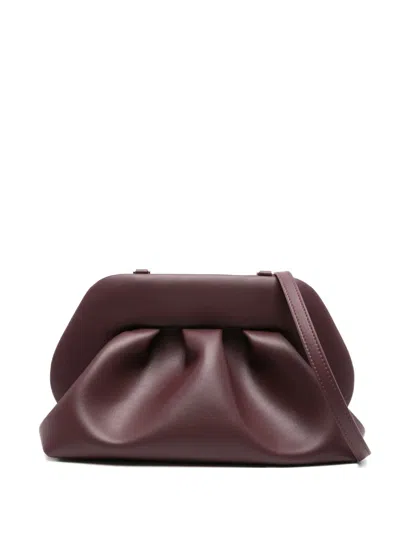 Themoirè Bios Pleated Clutch Bag In Purple