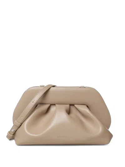 Themoirè Bios Ruched Clutch Bag In Pink