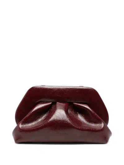Themoirè Bios Ruched Shoulder Bag In Red