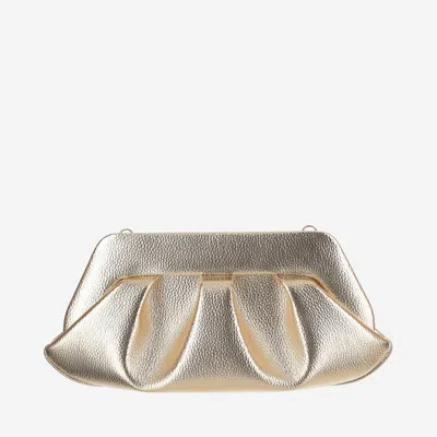 Themoirè Bios Shoulder Bag In Gold