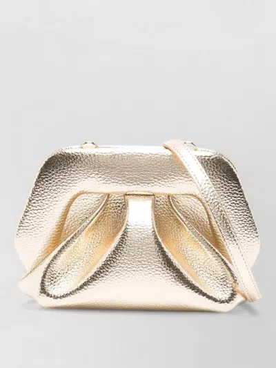 Themoirè Bios Small Clutch Bag Top Handle Strap