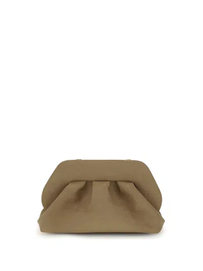 Themoirè Bios Suede Clutch Bag