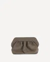 Themoirè Medium Bios Clutch Colour Mud Suede Effect In Brown