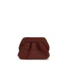 Themoirè Bios Suede Clutch Women's Bag In Brown