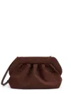 Themoire' Bios Suede Shoulder Bag In Brown