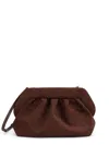 Themoirè Bios Suede Shoulder Bag In Brown