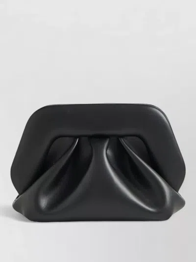 Themoirè Bios Vegan Clutch Bag Padded Pleated In Purple