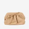 Themoirè Bios Pleated-frame Clutch Bag In Sand