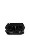 Themoirè `bios Vegan Fabric` Clutch Bag In Black
