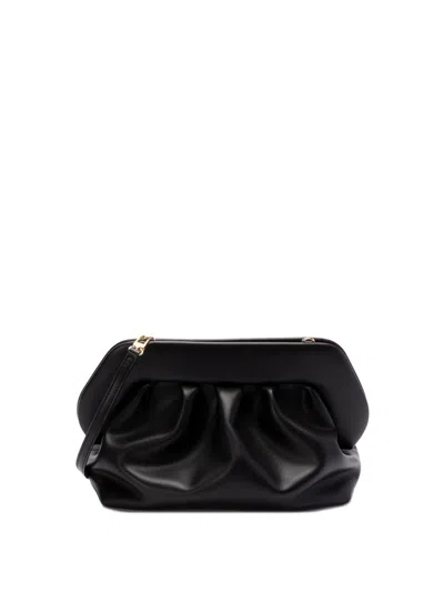 Themoirè `bios Vegan Fabric` Clutch Bag In Black