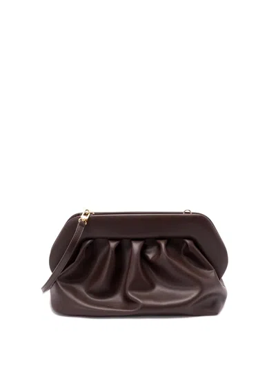 Themoire' `bios Vegan Fabric` Clutch Bag In Brown