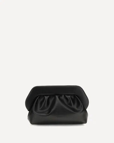Themoirè Bios Vegan Fabric Clutch In Black