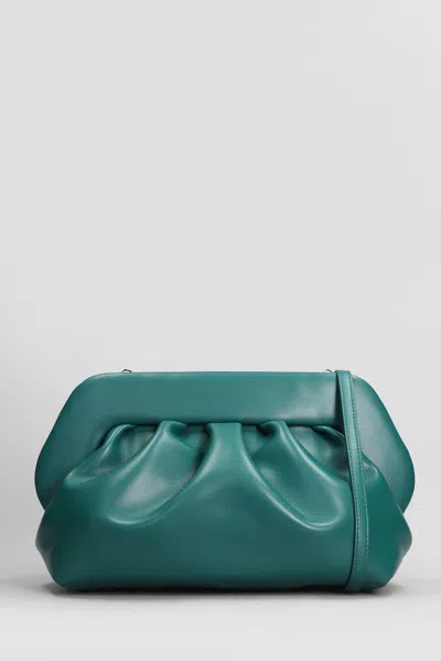 Themoirè Bios Vegan Fabric Clutch In Green