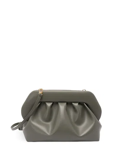 Themoire' Bios Vegan Fabric Clutch In Green