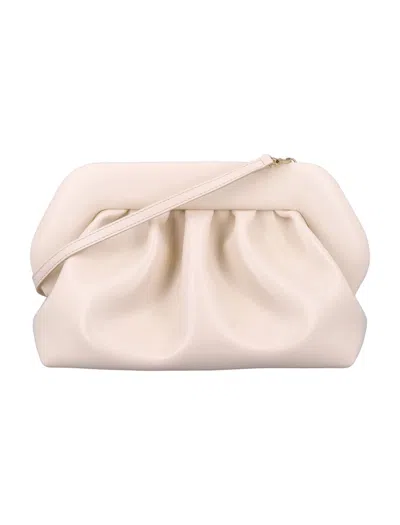 Themoirè Bios Vegan Fabric Clutch In Neutrals