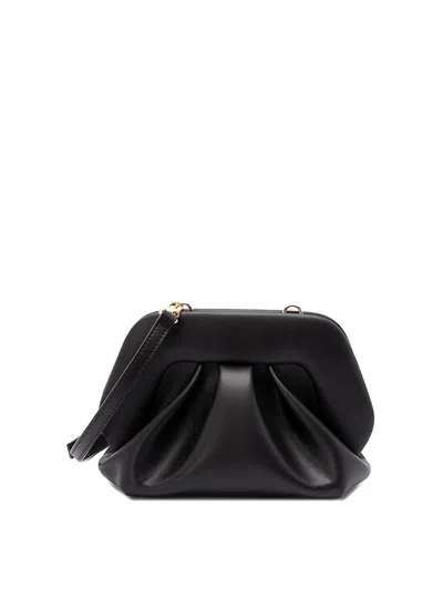 Themoirè Bios Vegan Fabric Small Clutch Bag In Black