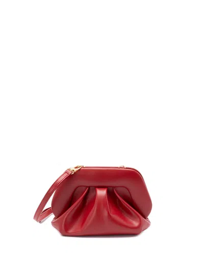 Themoire' `bios Vegan Fabric` Small Clutch Bag In Red