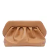 Themoirè Bios Vegan Leather Clutch In Beige