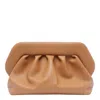 Themoirè Bios Vegan Leather Clutch In Beige