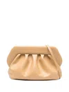 Themoirè Pleated Rectangular Clutch Adaptable Strap In Pink