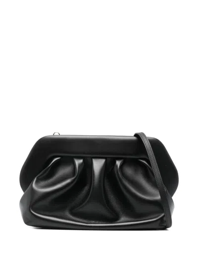Themoire' Bios Vegan Leather Clutch In Black
