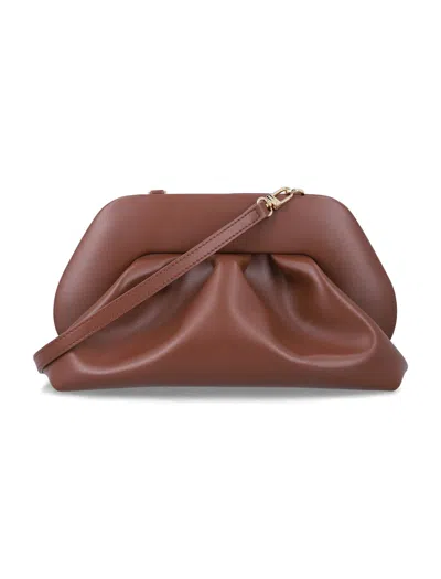 Themoirè Bios Vegan Medium Clutch In Brown