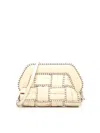 Themoirè Structured Minimalist Bag With Elegant Silhouette In Neutral