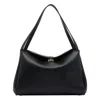 Themoirè Eudora Double-handle Top-handle Tote Bag In Black