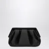 Themoirè Pleated Vegan Leather Clutch Bag