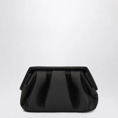 Themoirè Black Afrodite Clutch In Vegan Leather