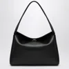 Themoirè Structured Shoulder Bag Metal Hardware In Black