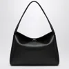 Themoirè Structured Shoulder Bag Metal Hardware In Black