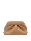 Themoirè Tia Suede Clutch In Sand