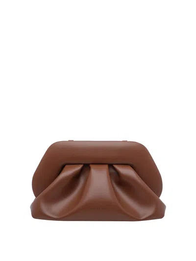 Themoirè Bolso Clutch - Marrón