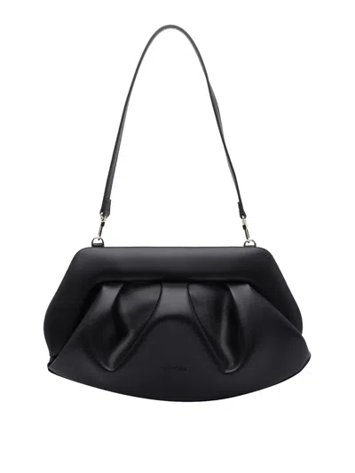 Themoirè Bolso Clutch - Negro