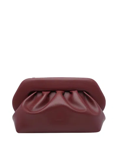 Themoirè Bolso Clutch - Rojo