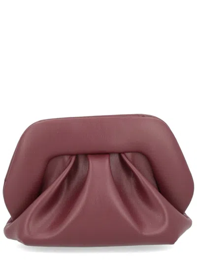 Themoirè Bordeaux Recycled Clutch