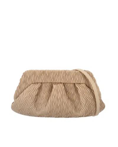 Themoirè Borsa Bios Baguette Arricciata Sand In Brown