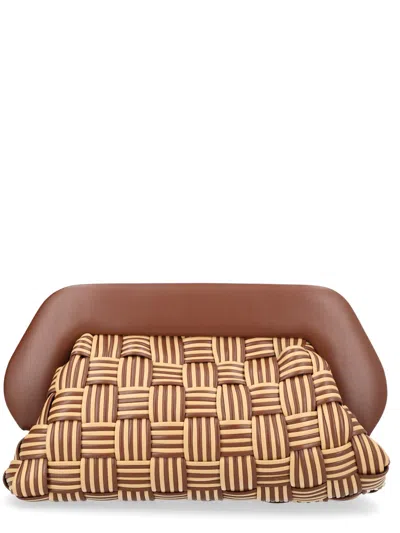 Themoirè Borsa "bios Intreccio" In Sand