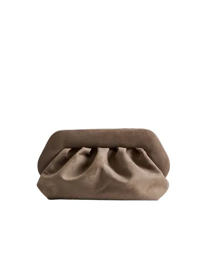 Themoirè Borsa Bios Suede Mud In Brown
