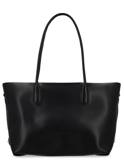 Themoirè Tallia Large Structured Matte Tote Bag In Black