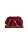 Themoirè Emera Clutch Plum Crocodile Effect In Green