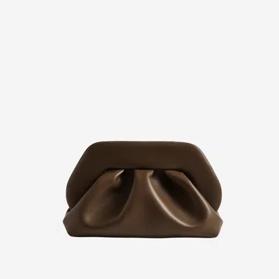 Themoire' Borsa Tia In Tessuto Vegano In Brown