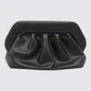 Themoirè Bios Faux Leather Clutch Bag In Black