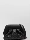 Themoirè Braided Leather Clutch Bag And Strap