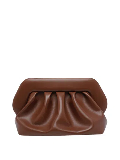 Themoirè Brown Bios Handbag