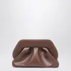 Themoirè Brown Polyurethane Handbag
