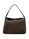 Themoirè Brown Spandex Shoulder Bag In Brown