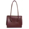 Themoirè Burgundy Eco-leather Bag In Burgundy